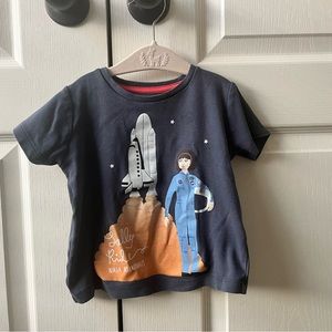 PiccolinaKids Toddler Sally Ride Astronaut short sleeve tee.